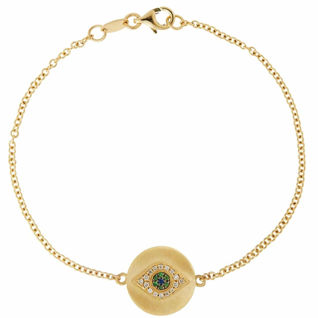 Golden Eye Bracelet Y - EYE LOVE - Ileana Makri