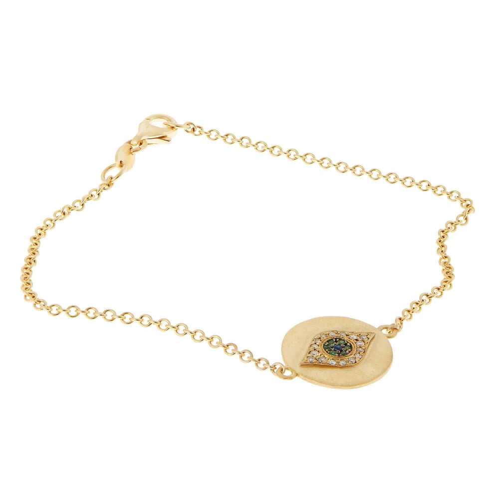 Golden Eye Bracelet Y - EYE LOVE - Ileana Makri
