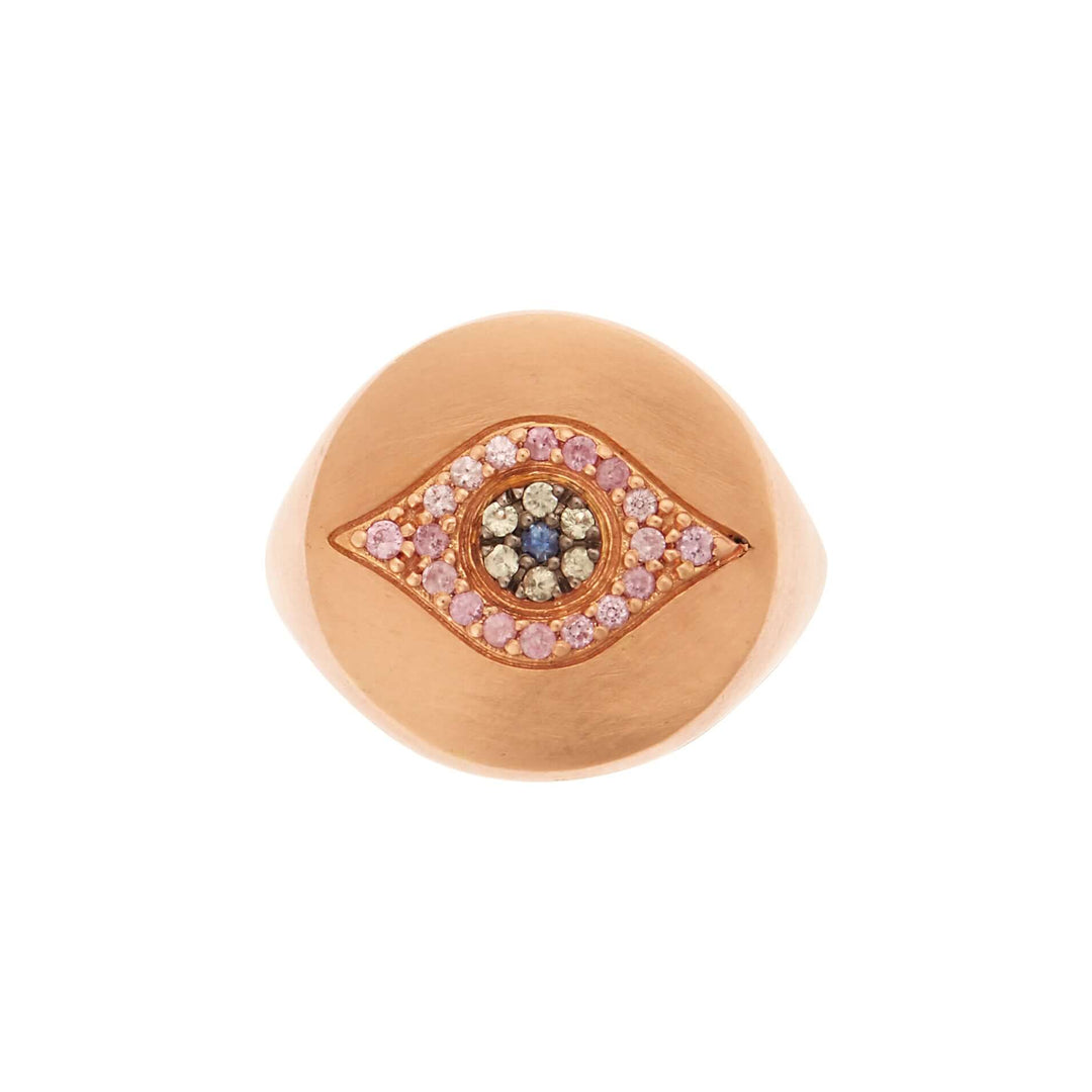 Golden Eye Ring P - EYE LOVE - Ileana Makri