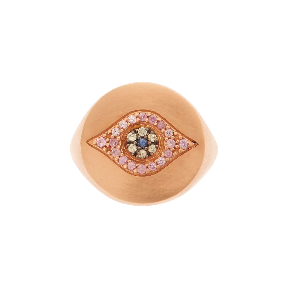 Golden Eye Ring P - EYE LOVE - Ileana Makri