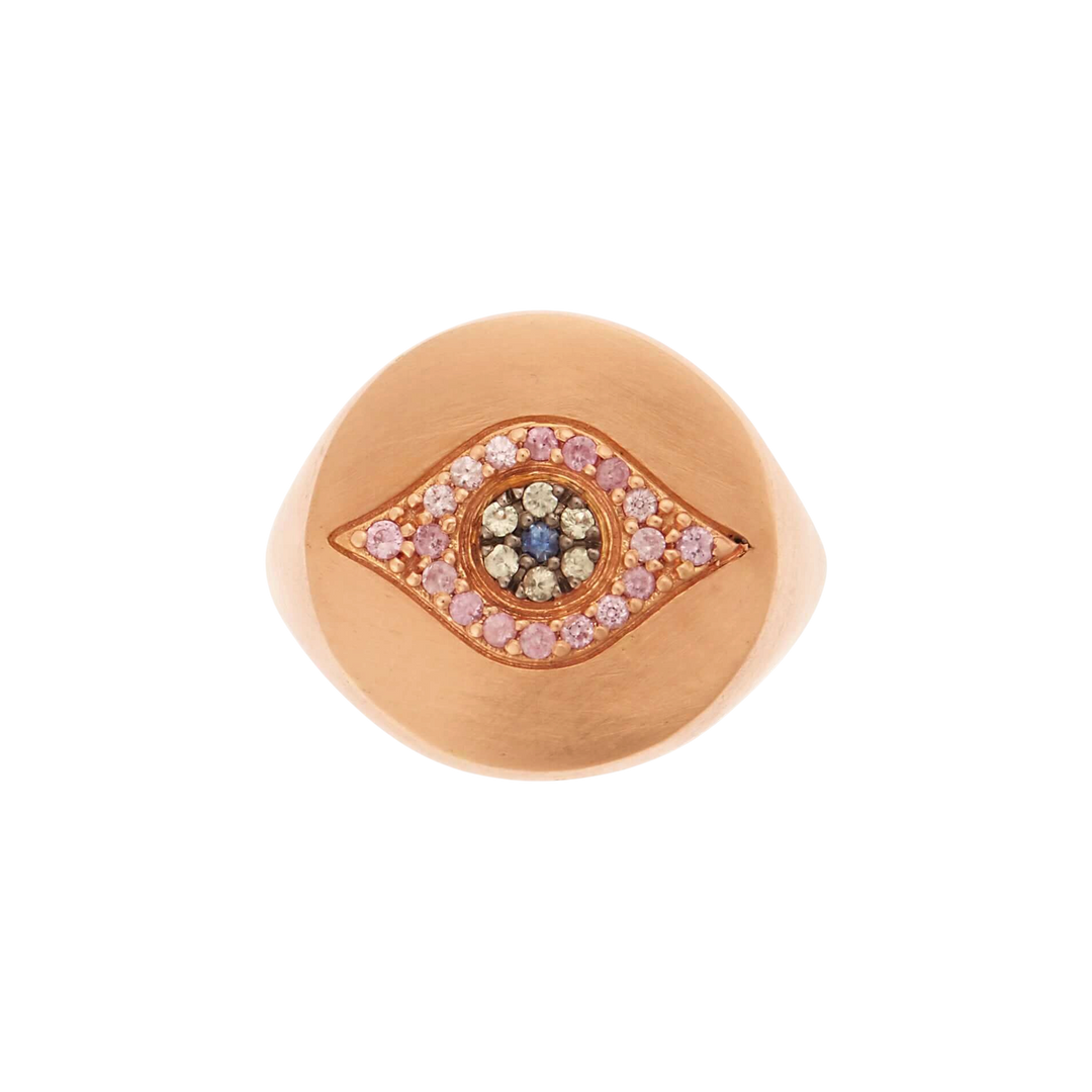Golden Eye Ring P - EYE LOVE - Ileana Makri