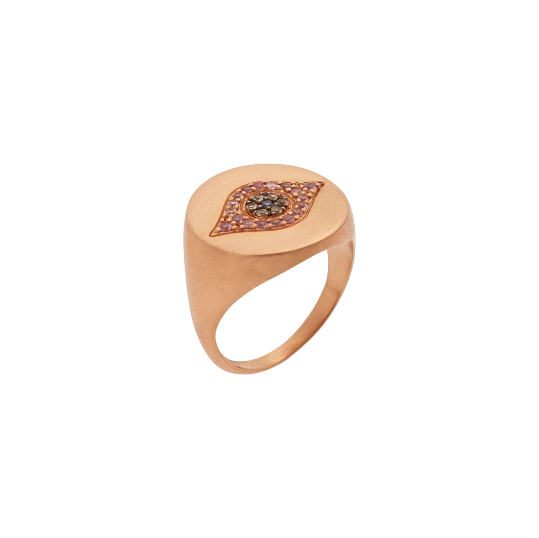 Golden Eye Ring P - EYE LOVE - Ileana Makri