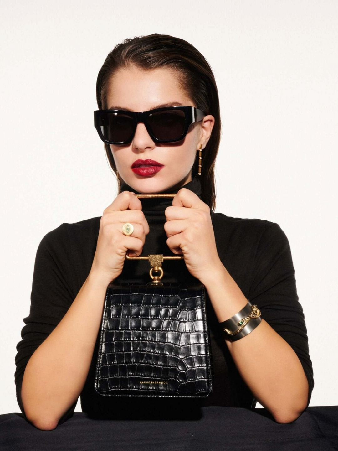 Golden Eye Ring Y - EYE LOVE - Ileana Makri