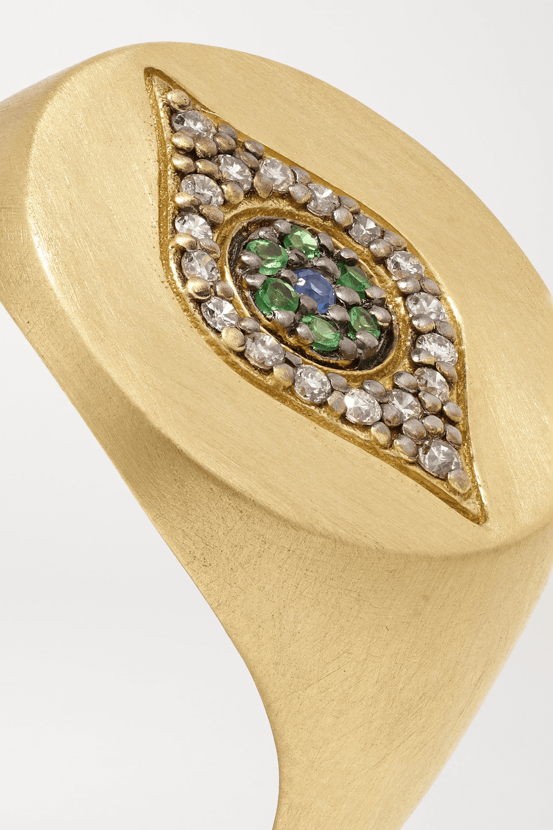 Golden Eye Ring Y - EYE LOVE - Ileana Makri