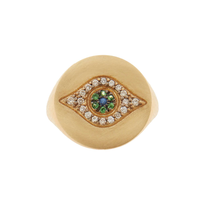 Golden Eye Ring Y - EYE LOVE - Ileana Makri