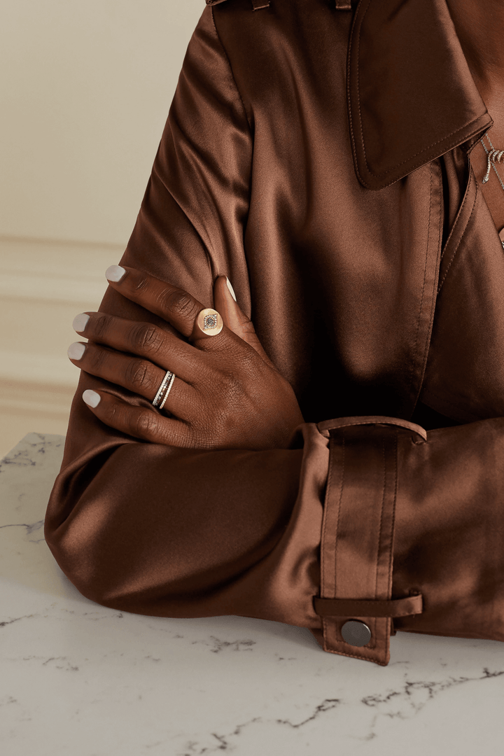 Golden Eye Ring Y - EYE LOVE - Ileana Makri