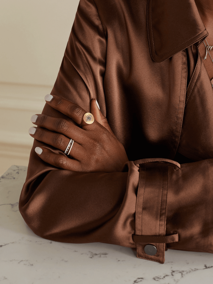 Golden Eye Ring Y - EYE LOVE - Ileana Makri