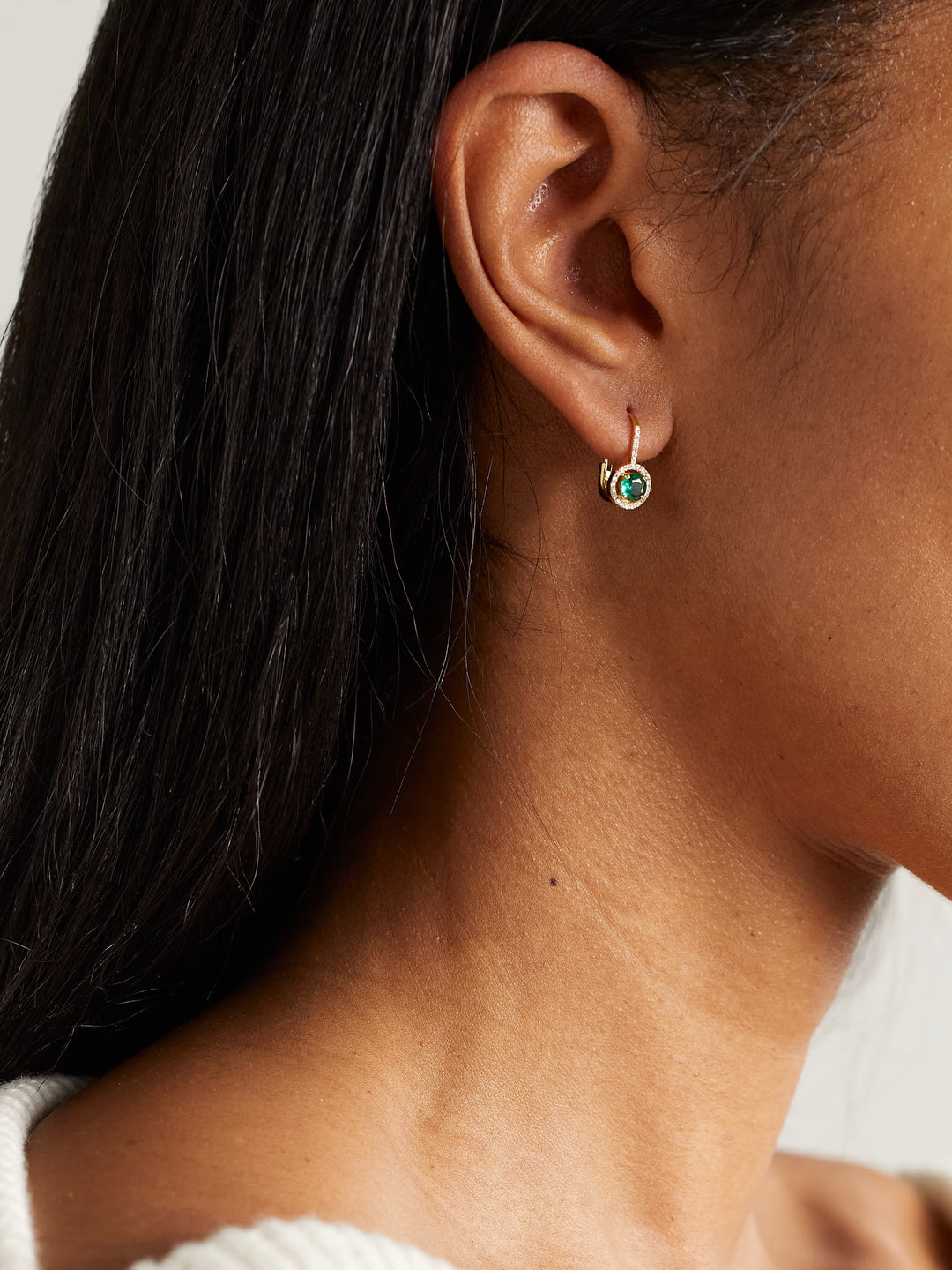 Emerald Whisper Earrings