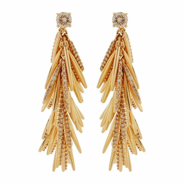 Grass Bunch Drop Earrings - Grass - Ileana Makri
