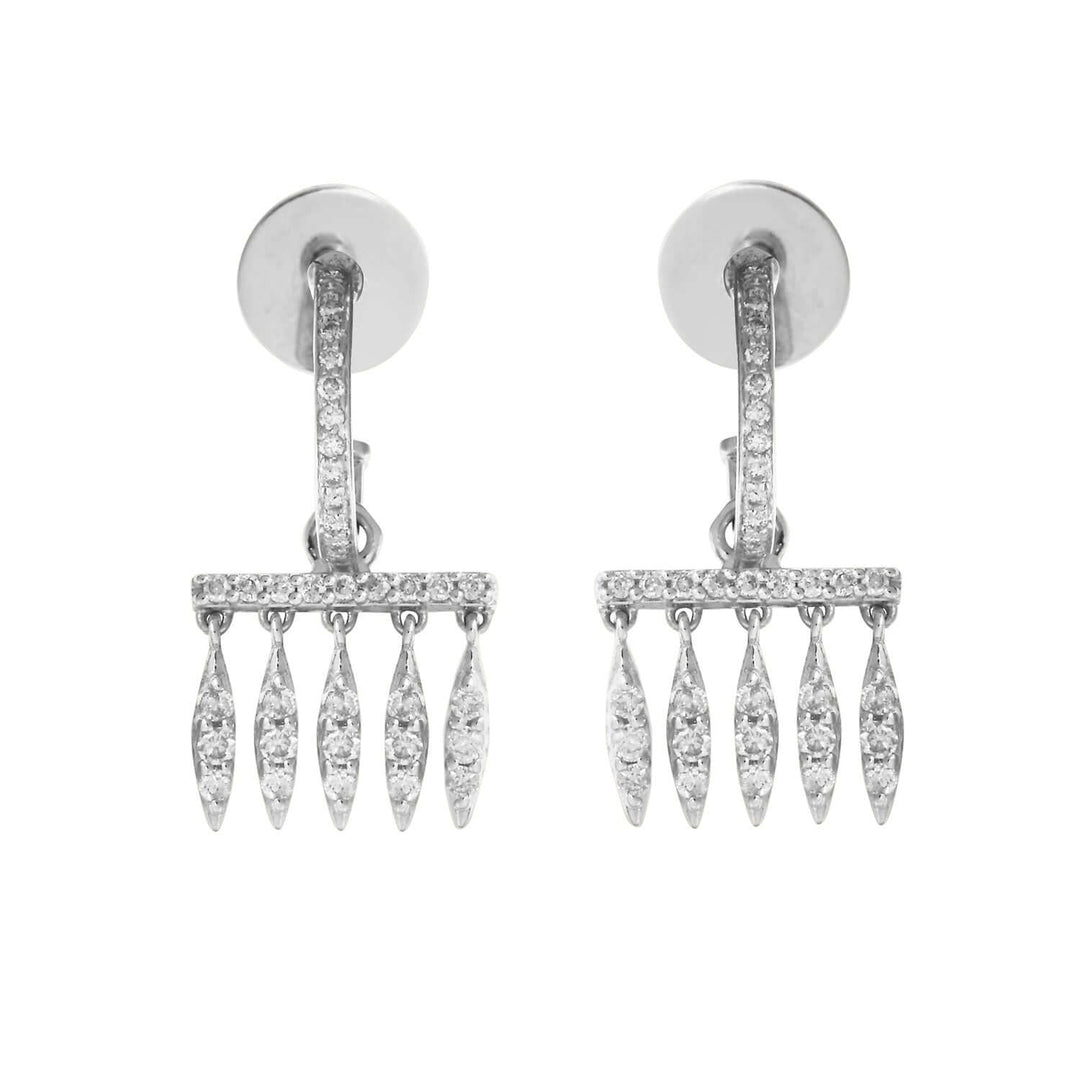 Grass Dewdrop Hoops W - D - Grass - Ileana Makri
