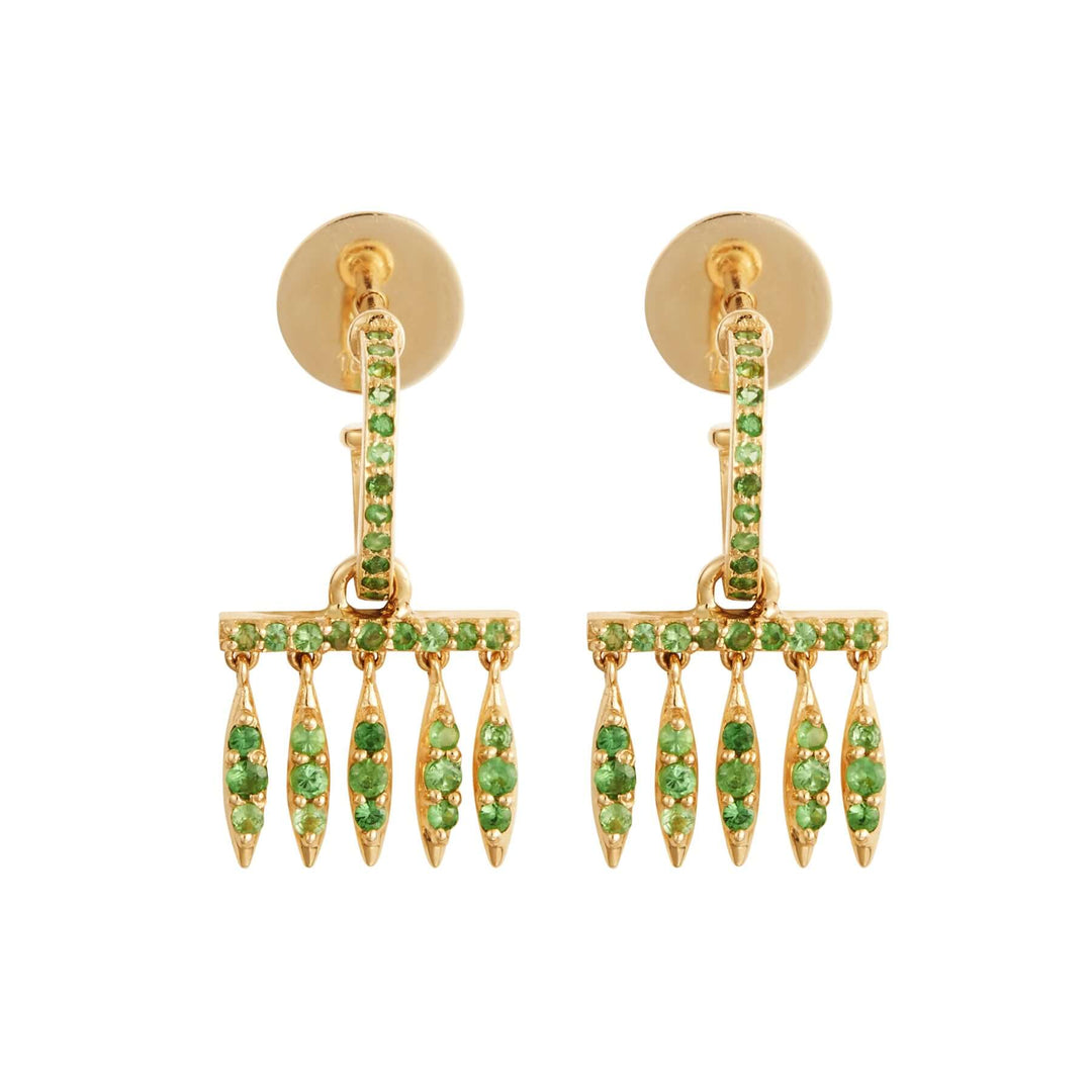 Grass Dewdrops Hoops Y - TS - Grass - Ileana Makri