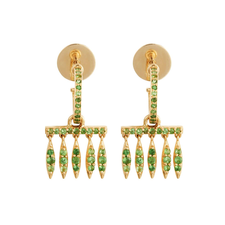 Grass Dewdrops Hoops Y - TS - Grass - Ileana Makri