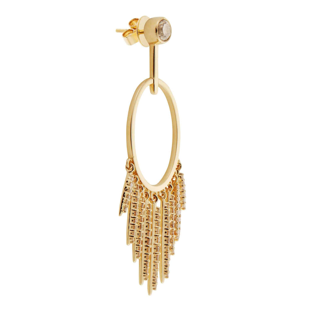 Grass Diamond Sunset Earrings - Grass - Ileana Makri