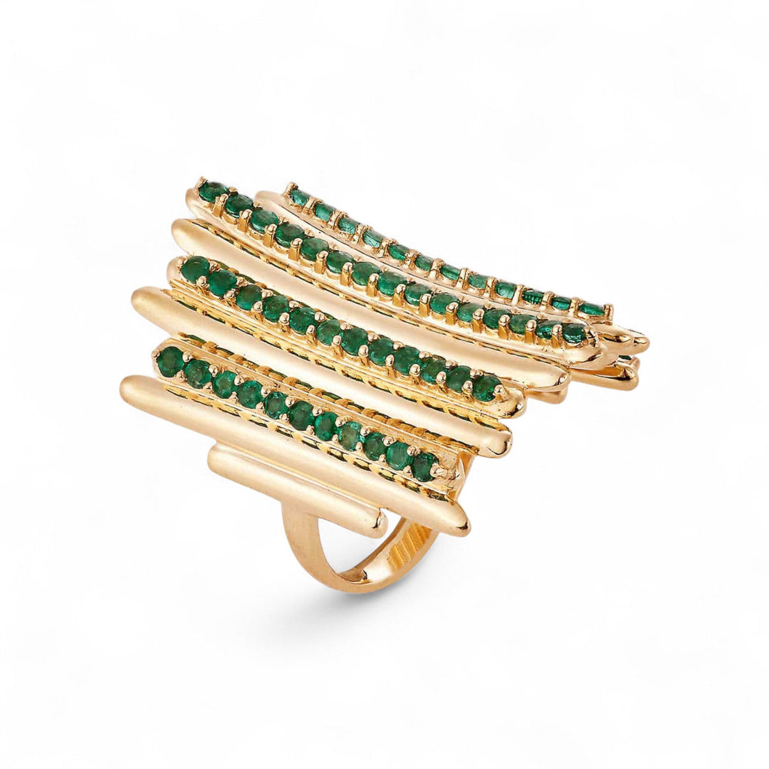 Grass Fence Ring Y - EM - Grass - Ileana Makri