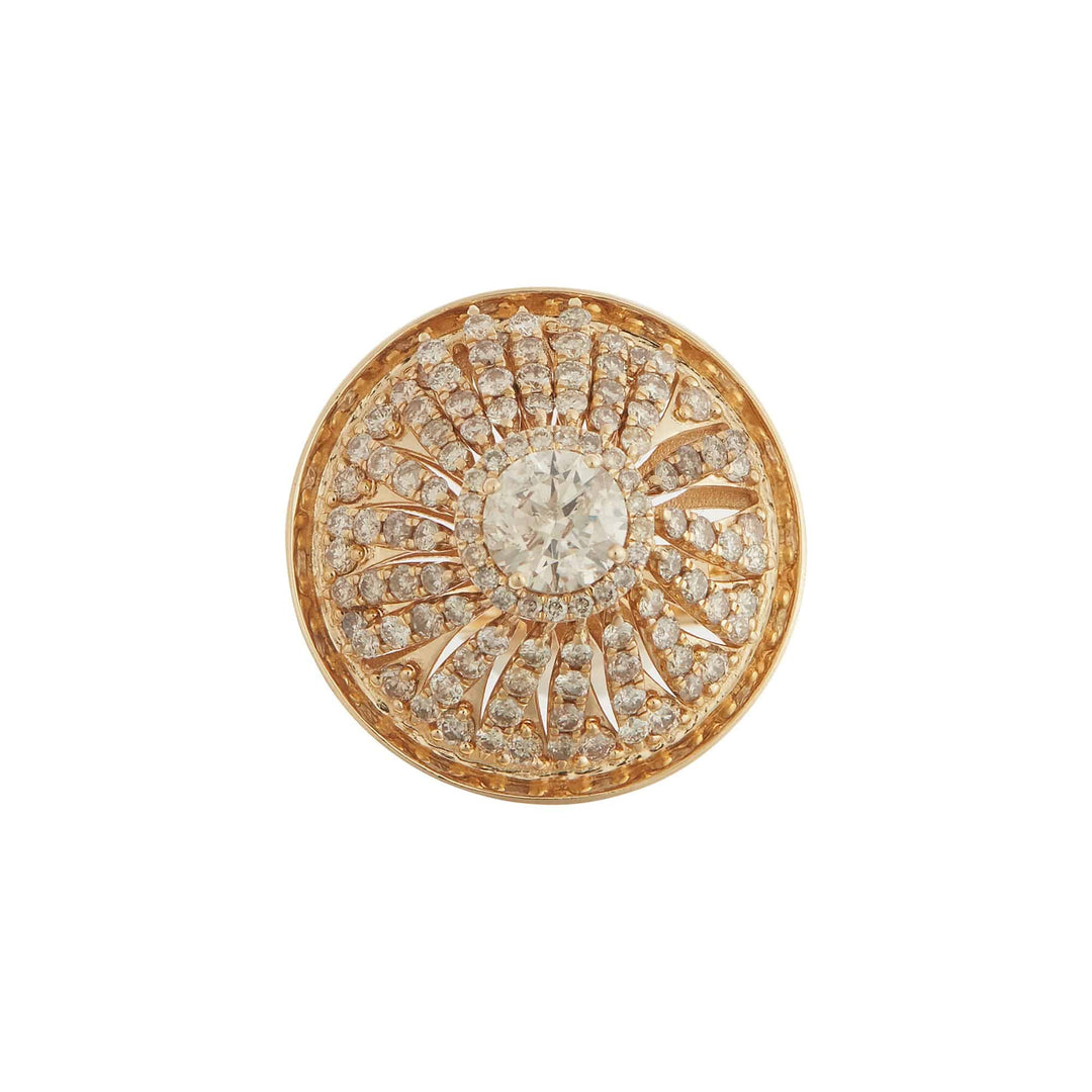 Grass Flower Spin Ring Y - CHD - Grass - Ileana Makri