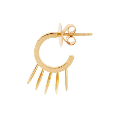 Grass Fringe Mini Hoops Υ - Grass - Ileana Makri store