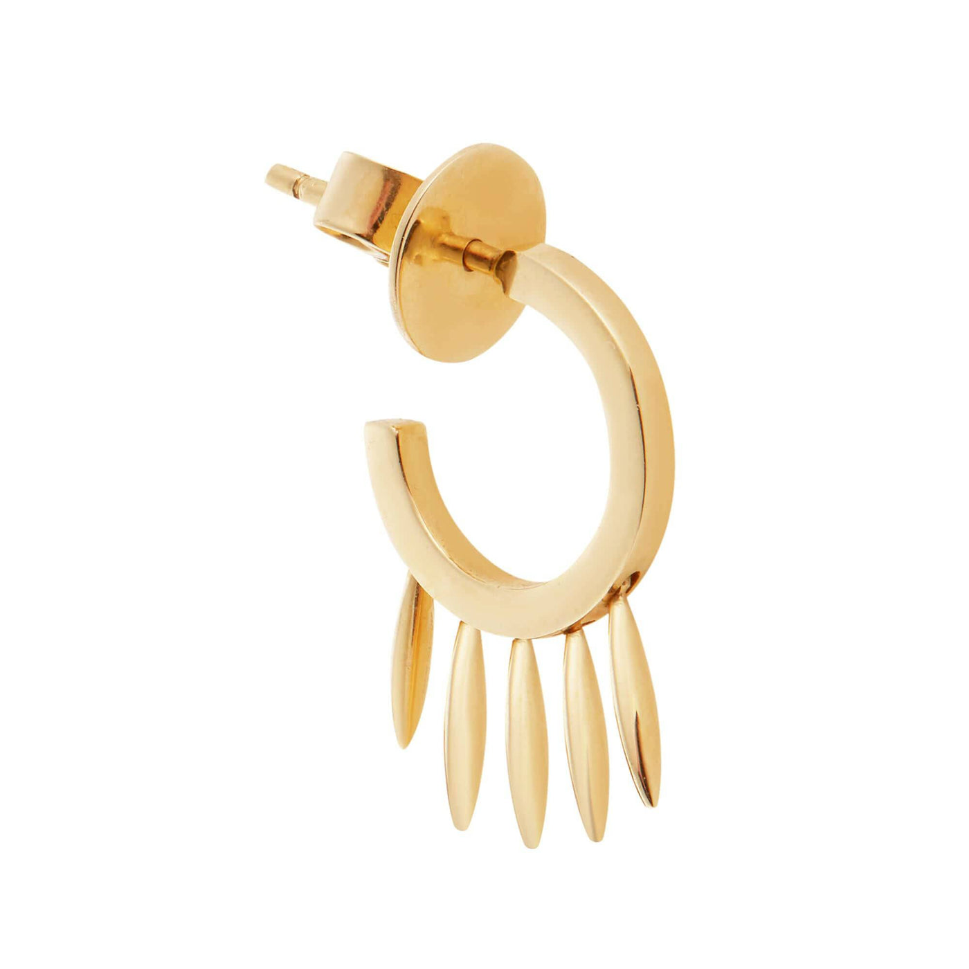 Grass Fringe Mini Hoops Υ - Grass - Ileana Makri store