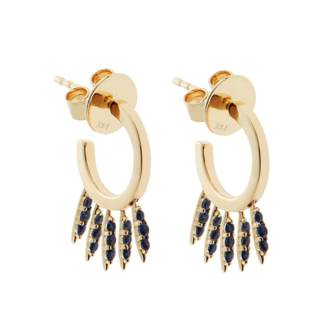 Grass Fringe Mini Hoops Υ - BS - Grass - Ileana Makri
