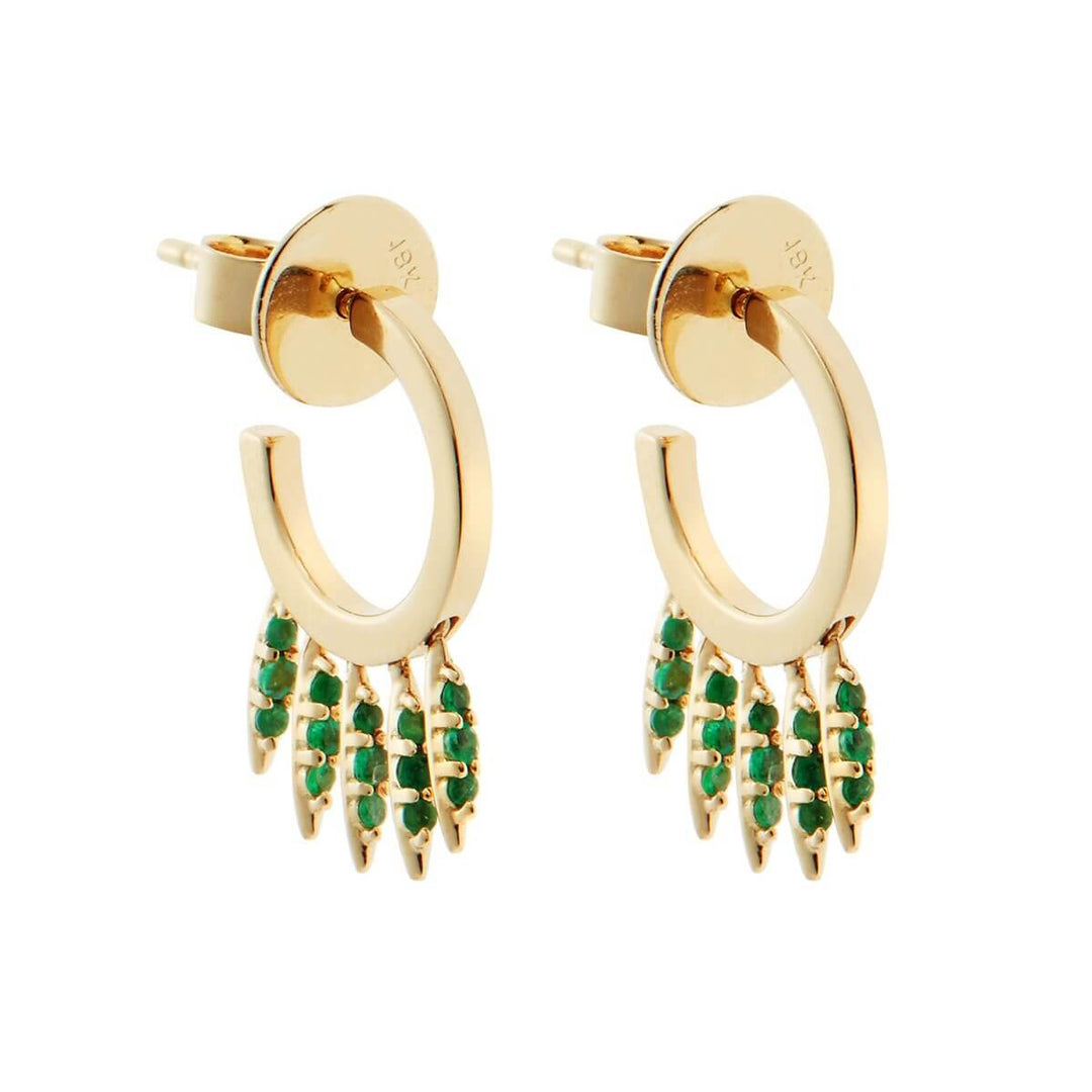 Grass Fringe Mini Hoops Υ - ΕΜ - Grass - Ileana Makri
