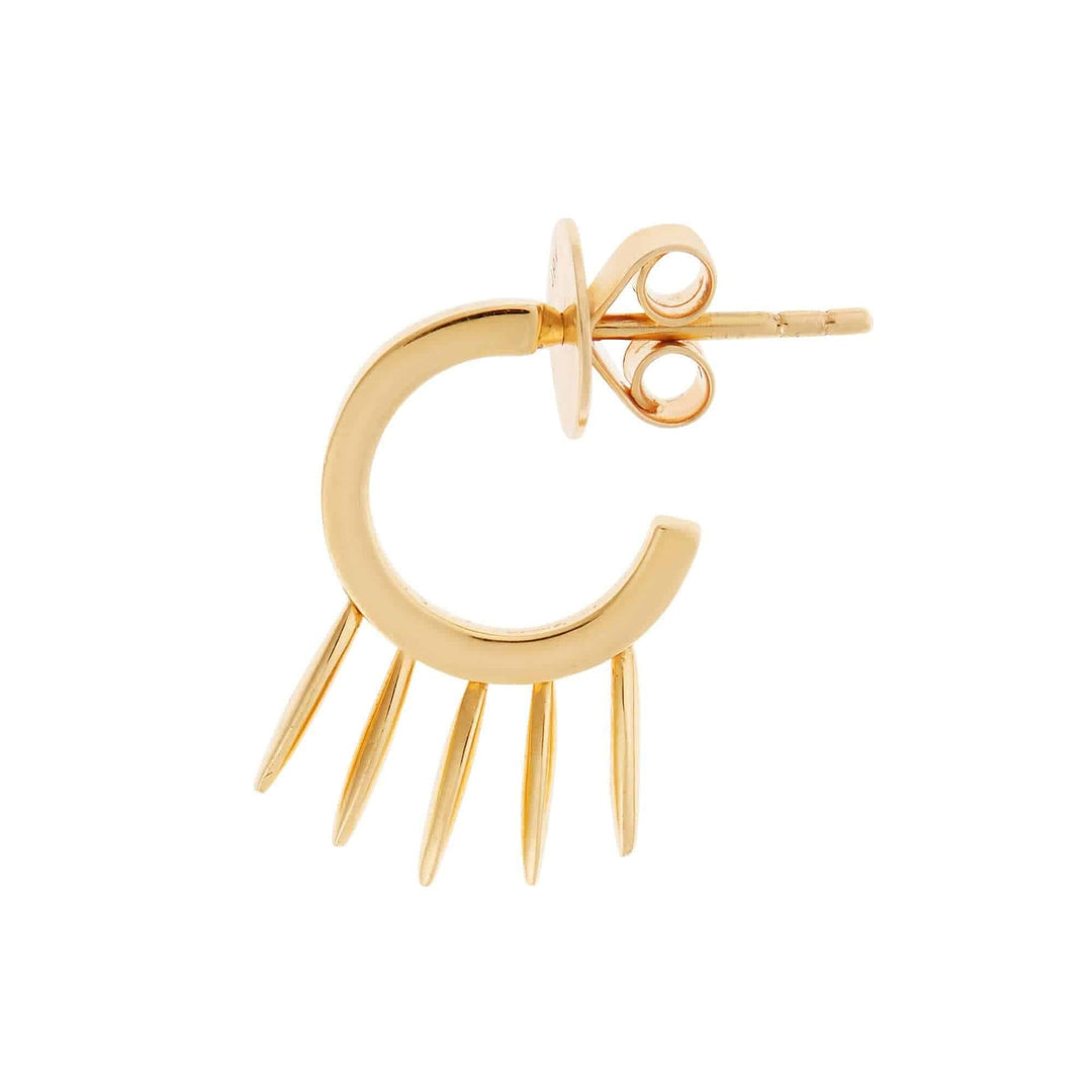 Grass Fringe Mini Hoops Υ - Grass - Ileana Makri