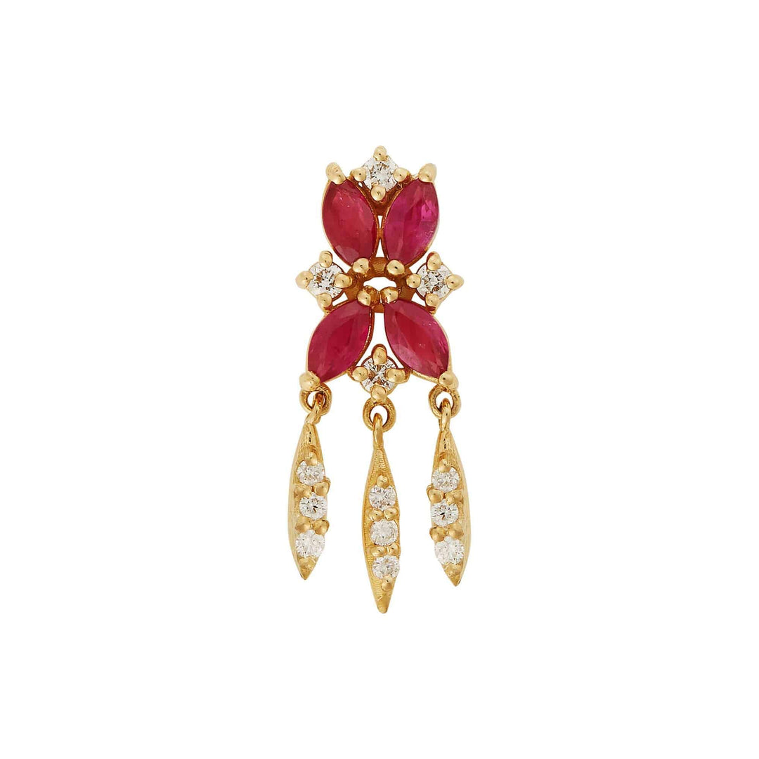 Grass Iris Earrings Y - D - RU - Grass - Ileana Makri