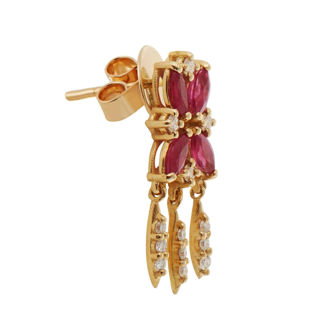Grass Iris Earrings Y - D - RU - Grass - Ileana Makri