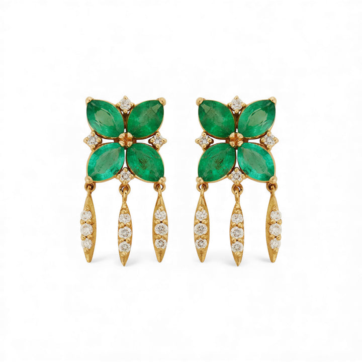 Grass Lilly Earrings Y-D-EM