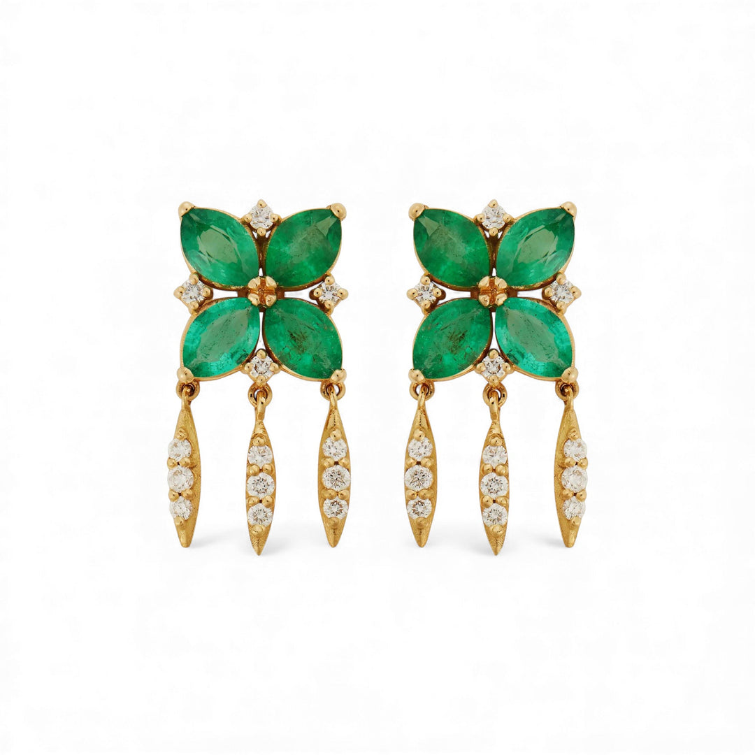 Grass Lilly Earrings Y - D - EM - Grass - Ileana Makri