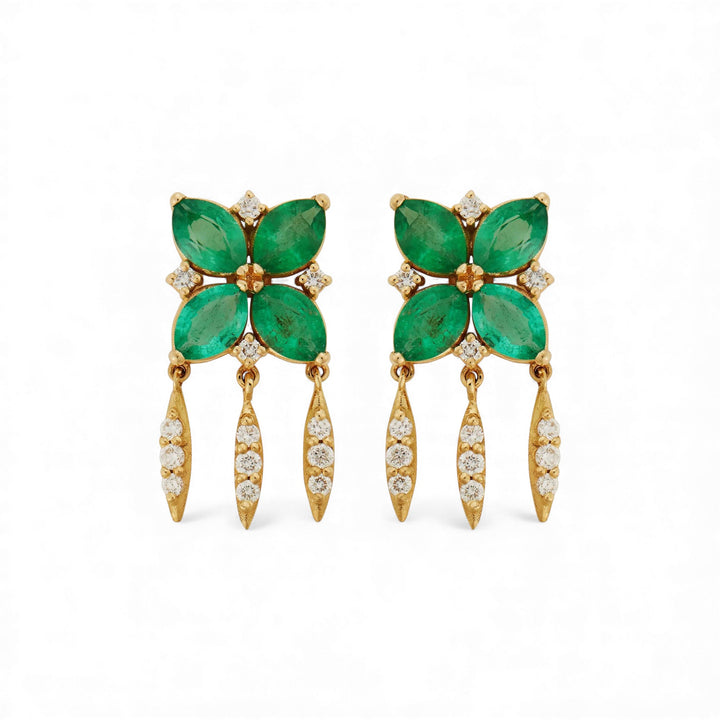 Grass Lilly Earrings Y - D - EM - Grass - Ileana Makri