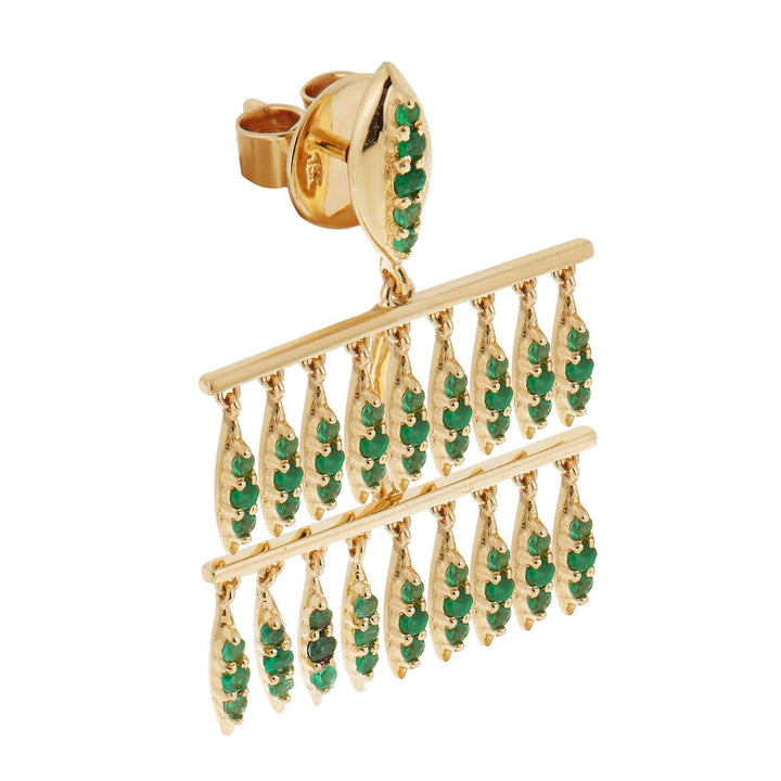Grass Mini Raining Drops Earrings Y - EM - Grass - Ileana Makri