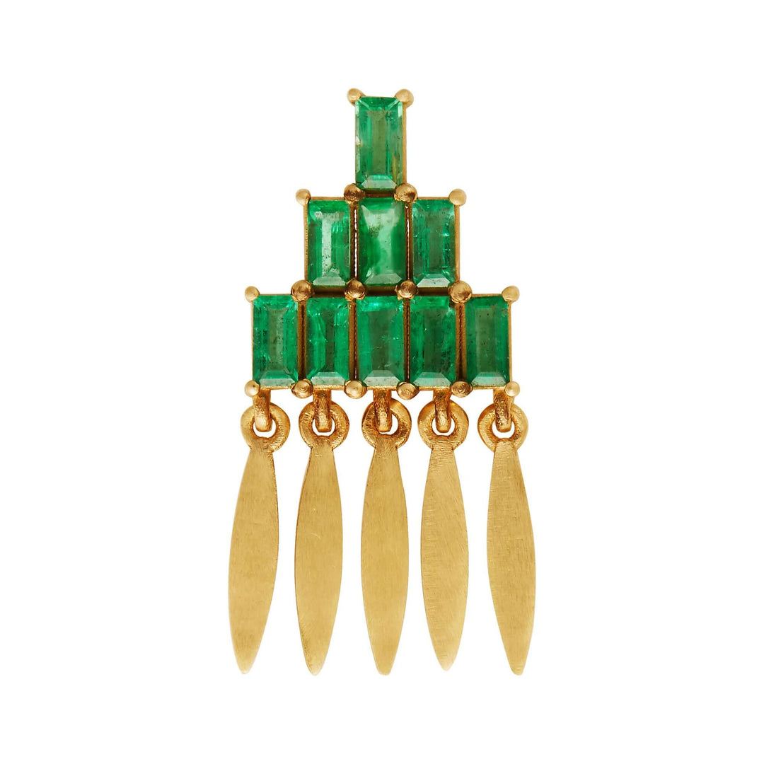 Grass Mini Spike Earrings Y - EM - Grass - Ileana Makri