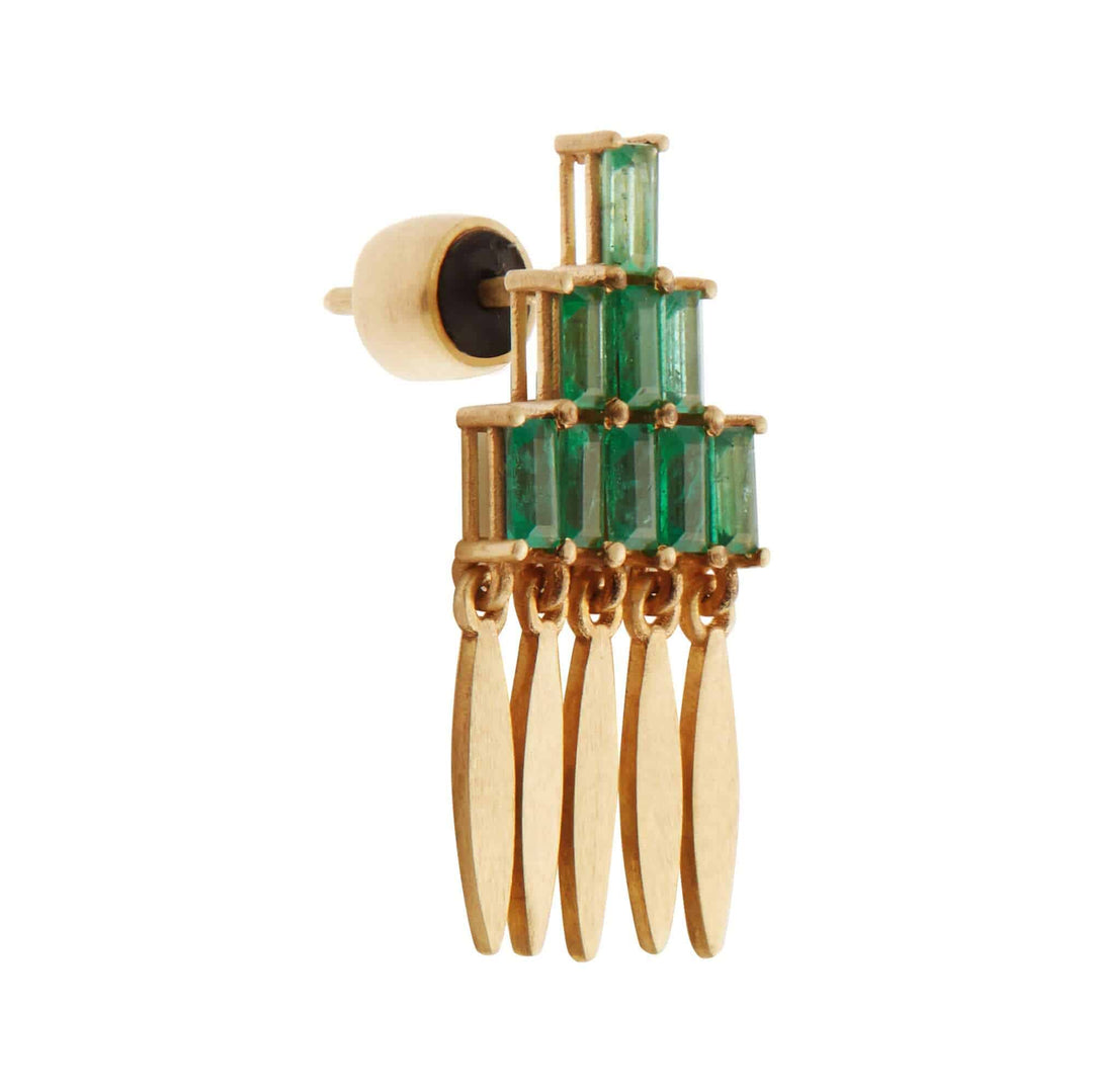 Grass Mini Spike Earrings Y - EM - Grass - Ileana Makri