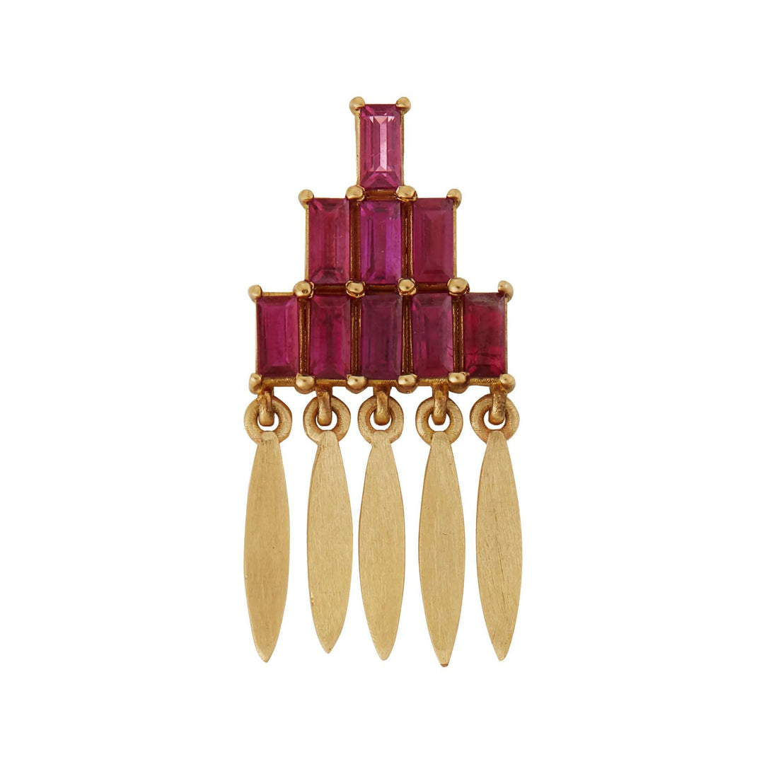 Grass Mini Spike Earrings Y - RU - Grass - Ileana Makri