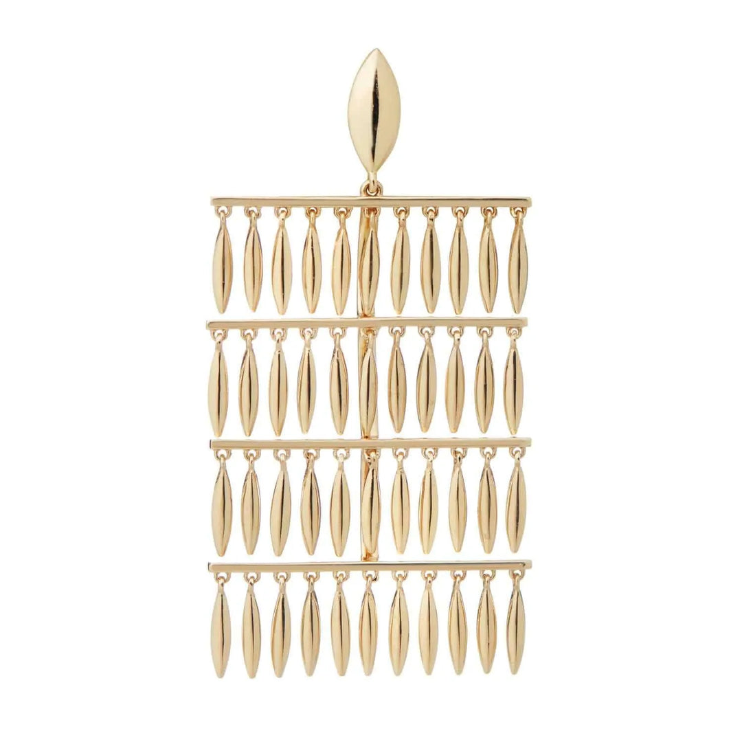 Grass Raining Drops Earrings Y - Grass - Ileana Makri store