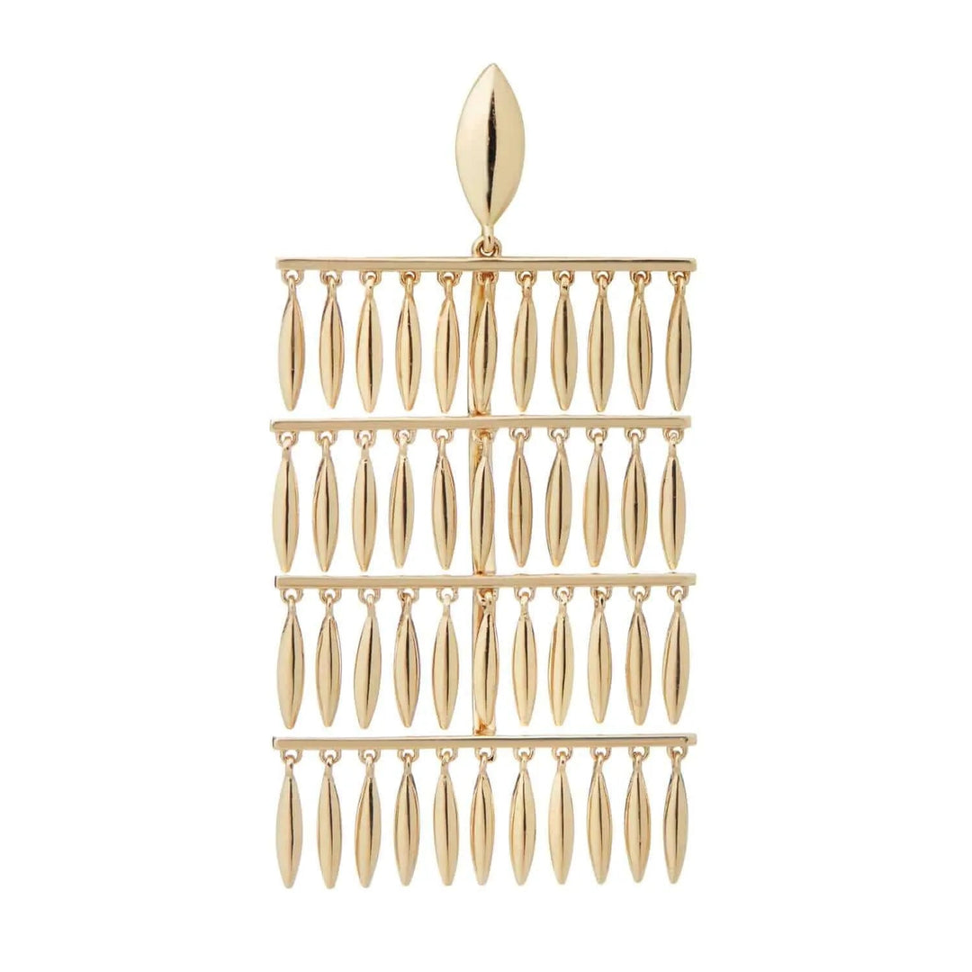 Grass Raining Drops Earrings Y - Grass - Ileana Makri