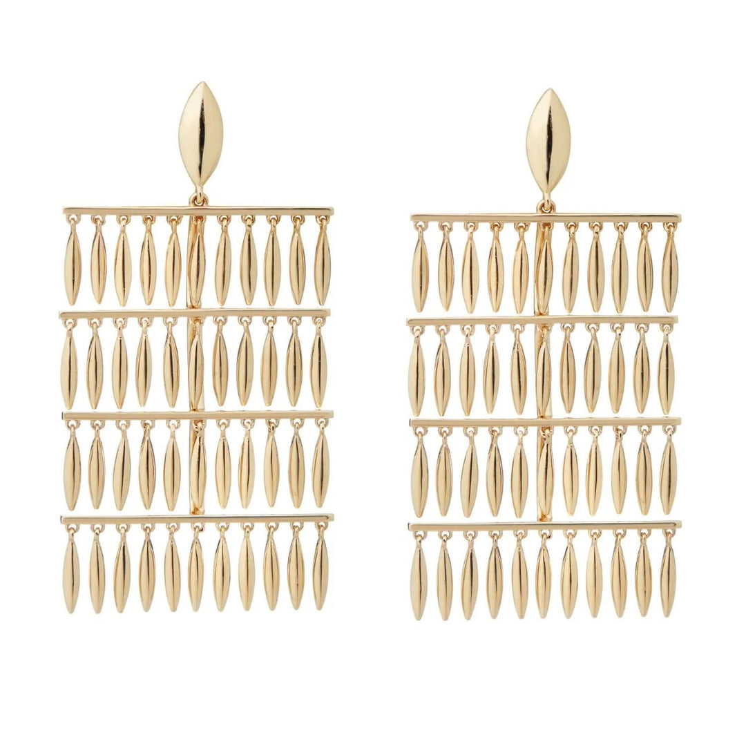 Grass Raining Drops Earrings Y - Grass - Ileana Makri