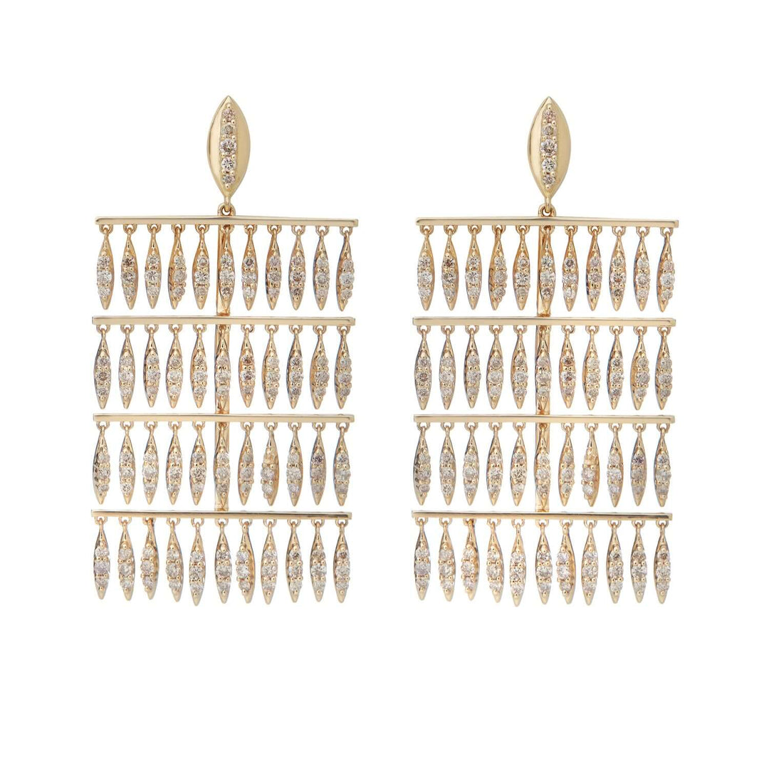 Grass Raining Drops Earrings Y - LCHD - Grass - Ileana Makri