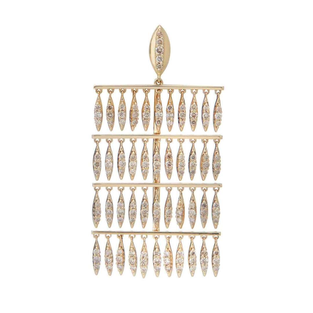 Grass Raining Drops Earrings Y - LCHD - Grass - Ileana Makri