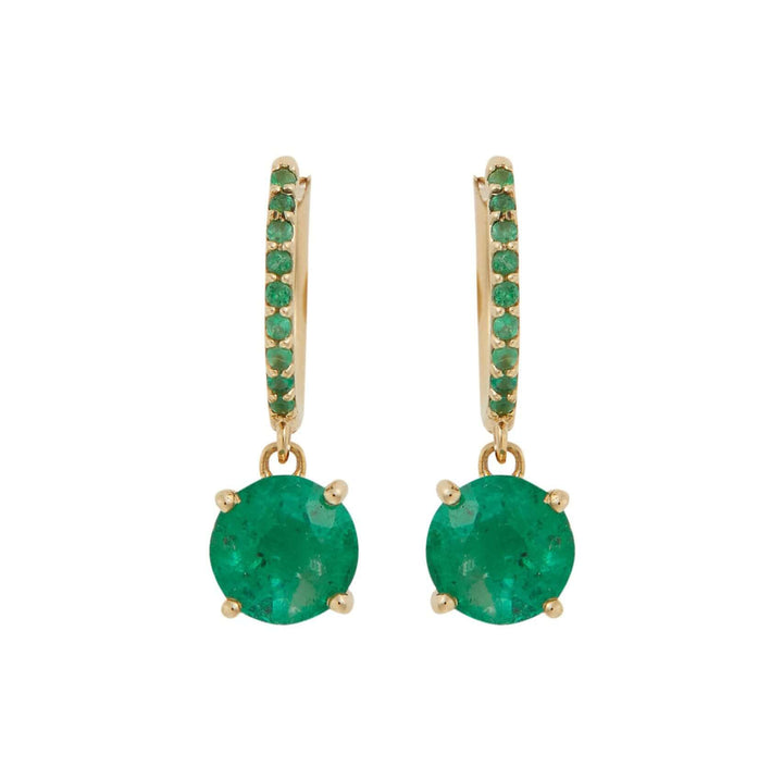 Grass Seed Drop Hoops Y - EM - Grass - Ileana Makri