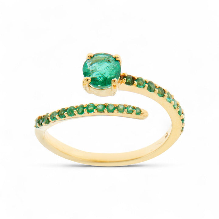 Grass Seed Ring Emerald - Grass - Ileana Makri
