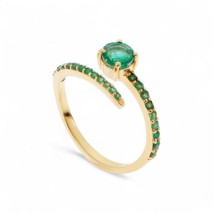 Grass Seed Ring Emerald - Grass - Ileana Makri