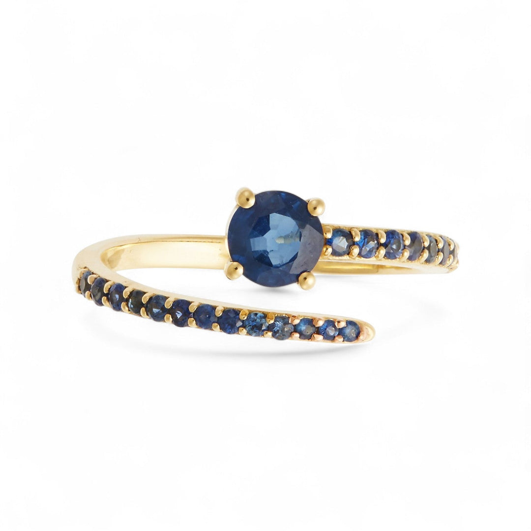 Grass Seed Ring Sapphire - Grass - Ileana Makri