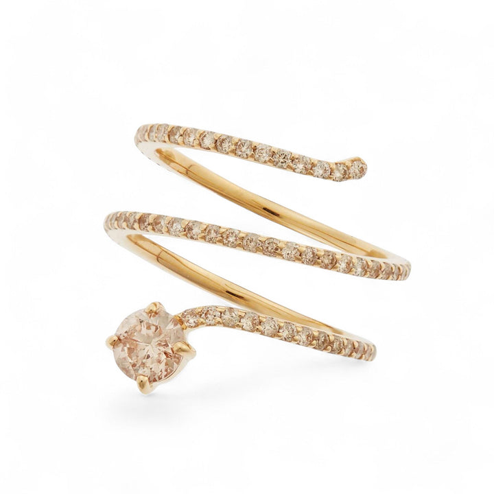 Grass Seed Spiral Ring Y - LCHD - Grass - Ileana Makri