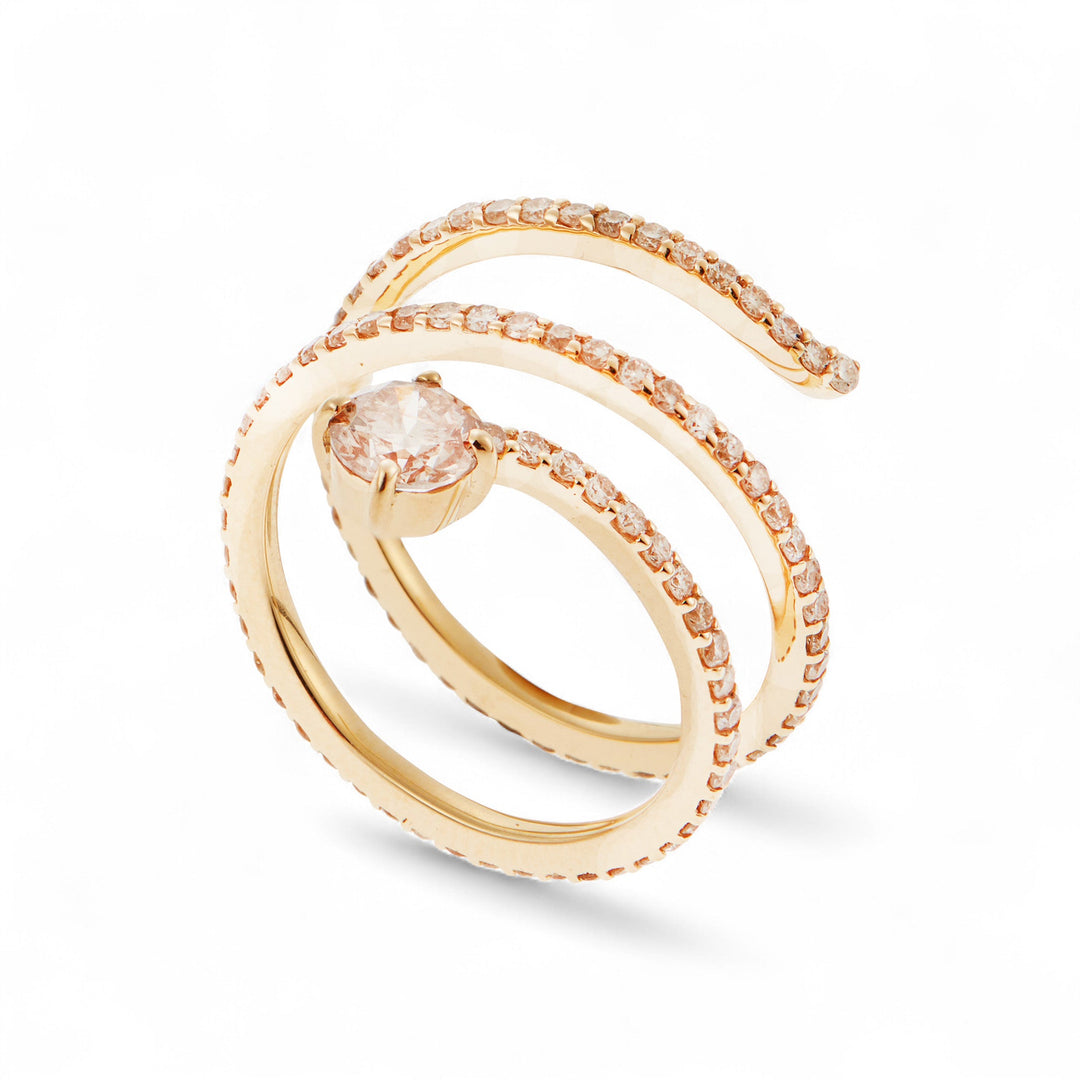 Grass Seed Spiral Ring Y - LCHD - Grass - Ileana Makri