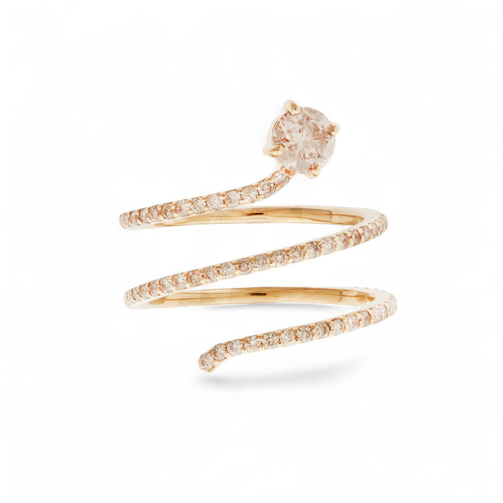 Grass Seed Spiral Ring Y - LCHD - Grass - Ileana Makri