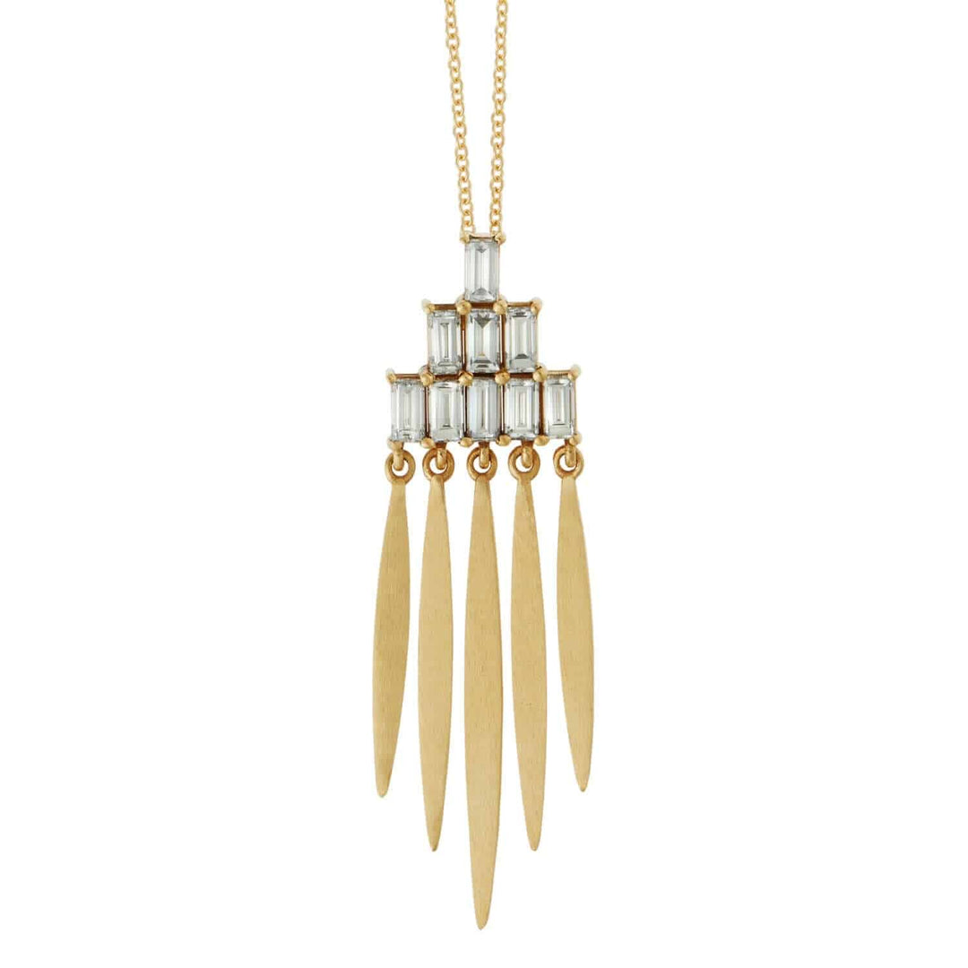 Grass Spike Pendant Y - D - Grass - Ileana Makri