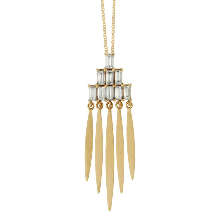 Grass Spike Pendant Y - D - Grass - Ileana Makri