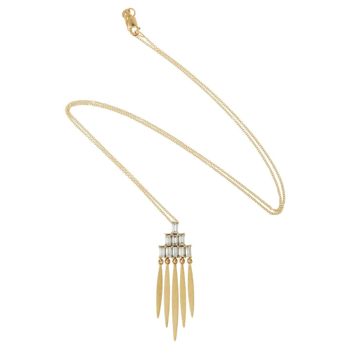 Grass Spike Pendant Y - D - Grass - Ileana Makri