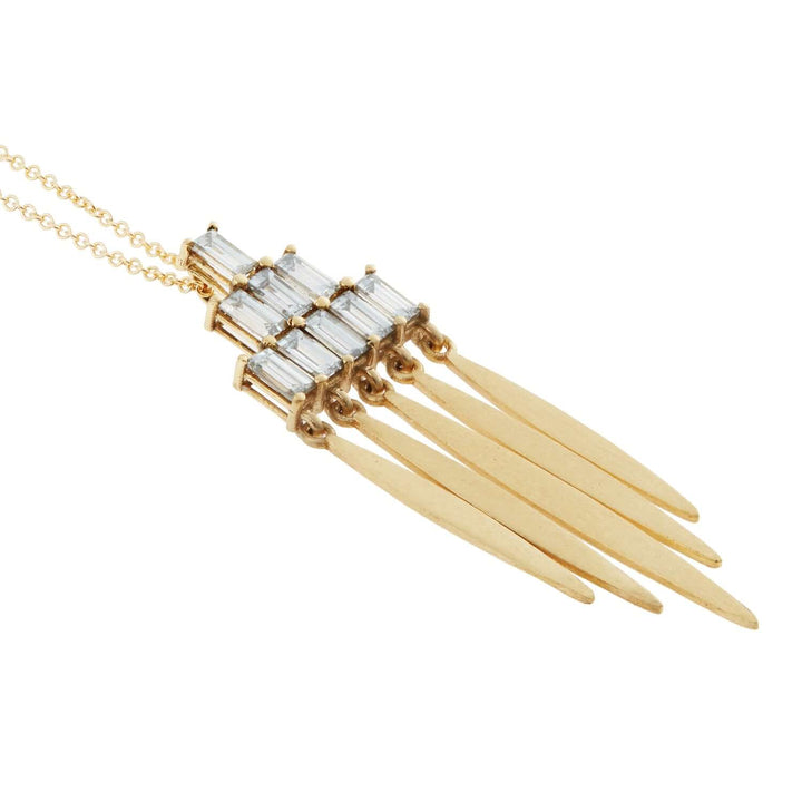 Grass Spike Pendant Y - D - Grass - Ileana Makri
