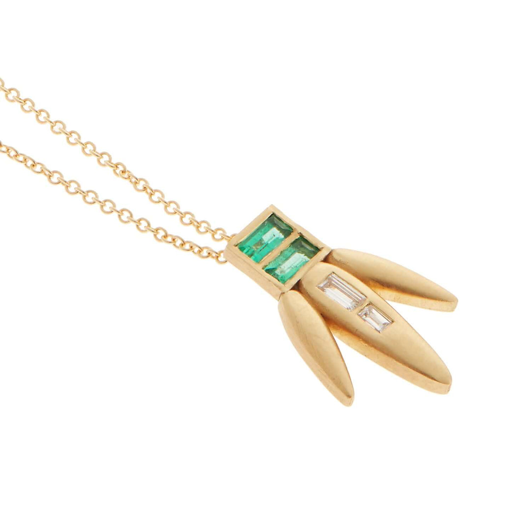 Grass Straw Pendant Y - D - EM - Grass - Ileana Makri